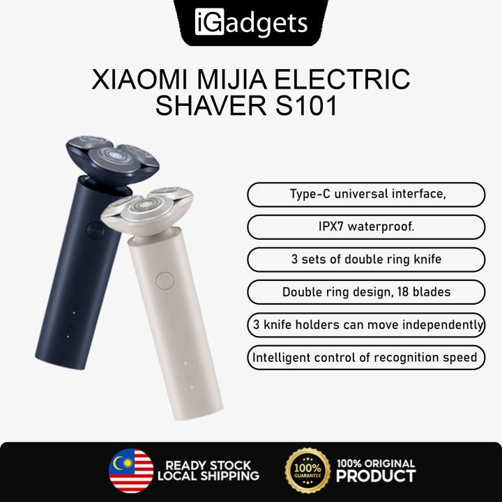 XIAOMI MIJIA S101 Men Electric Shavers Dry Wet Shaving Beard Trimmer