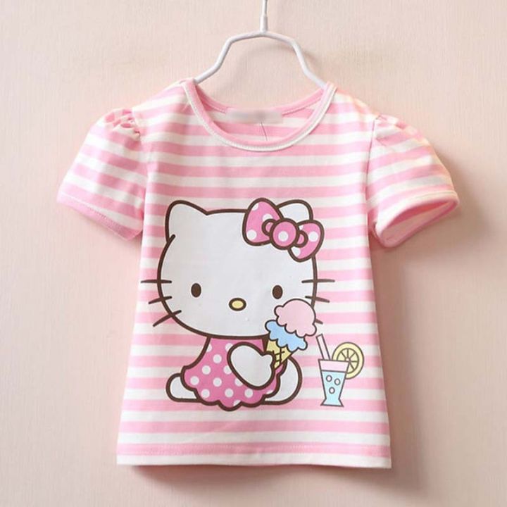 [SKIC] Hello Kitty T-Shirt Shirt Short Sleeve for Kids Girls | Lazada PH