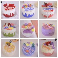 Cake Candle Scented Aromatic Candles Birthday Flameless Customized Candle Decorative for Dining Room Party Decoration 2022