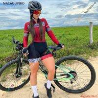 [COD] Women 39;s Sleeve Cycling Triathlon Skinsuit Jersey Sets Clothing Macaquinho Ciclismo Feminino 20D