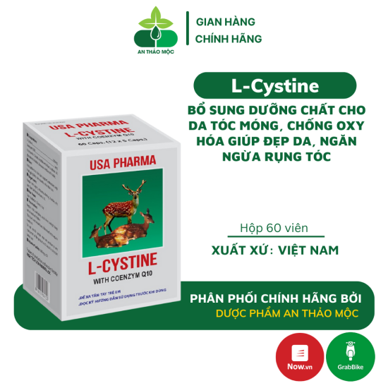 Viên uống l-cystine bổ sung vitamin cải thiện tình trạng gãy rụng tóc giúp - ảnh sản phẩm 1