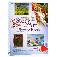 Story of art picture book original English book childrens art enlightenment hardcover picture book artists works