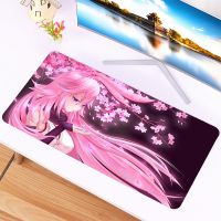 Yae Sakura Mouse Pad แผ่นรองเมาส์เกมมิ่งขนาดใหญ่ แผ่นรองเมาส์น่ารัก พรมสีชมพู Kawaii Keypad Com