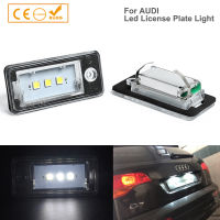 2pcs Free Error Led License Number Plate Light Lamps For Audi Q7 A3 A4 A5 A6 A8 R4S RS6 S3 S4 S5 S8 C6 Avant Quattro Carbriolet