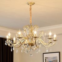 【CW】❇∈  Led European Candle Chandelier E14 Classic Hanging Lamp Room Ceiling Dining