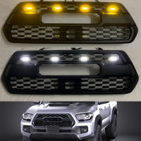 ดัดแปลงสำหรับ Tacoma Racing Grill สำหรับ Tacoma 2016 2017 2018 2019 2020 2021กันชนหน้า Grille Grills สำหรับ Trims ด้านหน้าย่างตาข่าย