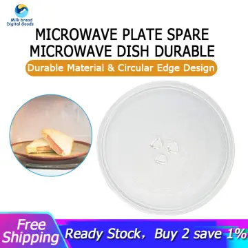 9.6 Inch Microwave Plate Spare Microwave Dish Durable Universal