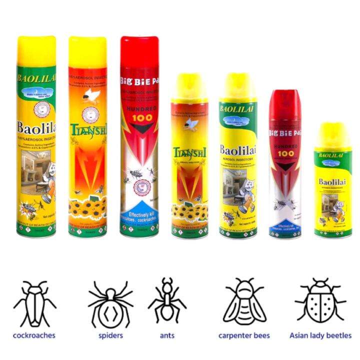 Original Baolilai/Tianshi/Big Bie Pai Aerosol Insecticide Spray,insect