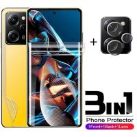 3in1 Hydrogel Film For Xiaomi Poco X5 Pro 5G Soft Front Back Camera Screen Protector Film on Poco X5 X 5 PocoX5 X5 Pro Not Glass