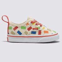 VANS AUTHENTIC ELASTIC LACE HARIBO WHITE RED TODDLERS *รองเท้าเด็ก*