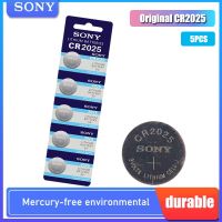 5ชิ้น Cr2025เดิมปุ่ม Cr2025เซลล์ลิเธียม3V สำหรับเครื่องชั่งน้ำหนักนาฬิกาเครื่องคิดเลข