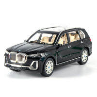 New+1：24 หกประตู BMW X7 รถออฟโรด SUV โมเดลจำลองรถของเล่นโลหะผสมรุ่นคอลเลกชันสำหรับเด็ก