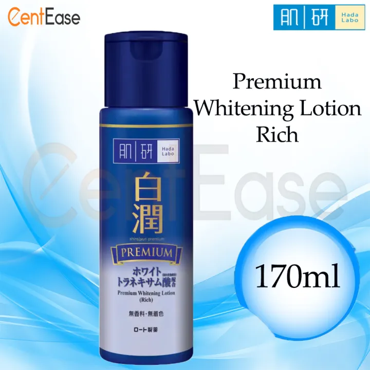 Hada Labo Premium Whitening Lotion Rich 170ml (Exp Jun 2025) Lazada