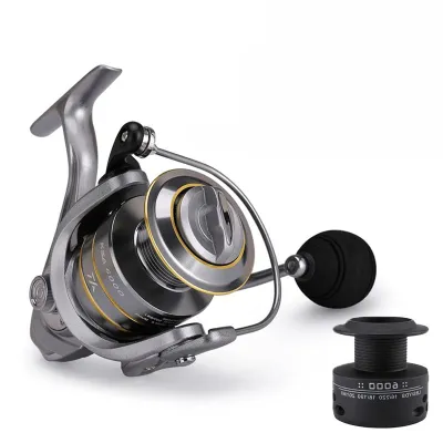 Fishing Reel All Metal Spool Spinning Reel fishing accessories 15kg Max Drag Power Stainless Steel Handle Line Spool Saltwater