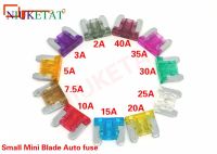 XMM-110pc/bag Low Profile Mini Auto Fuse Kit Boat Blade Fuse Kit Car Fuse Kit 2a 3a 5a 7.5a 10a 15a 20a 25a 30a 35a 40a Each Of 10pc