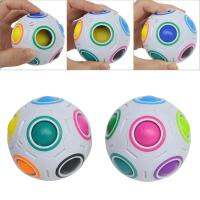 Creative Mini Magic Rainbow Football Puzzle Ball Educational Learning Funny Fidget Toys Skillful Design and Exquisite Appearance