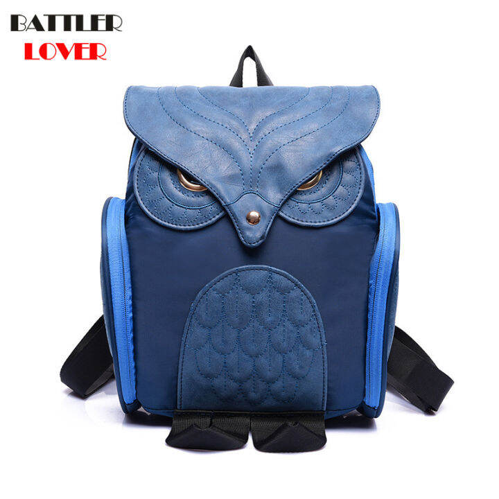 cute-owl-fashion-backpacks-for-women-cartoon-funny-owl-back-pack-softback-school-bags-teenage-children-leather-book-bag-5colors