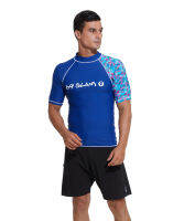 69SLAM MEN SWIMWEAR SHORT SLEEVES UV PROTECTED RASH VEST REX / เสื้อว่ายน้ำป้องกันรังสียูวี แขวนสั้น ผู้ชาย