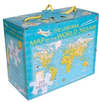 [Jigsaw] ของแท้ พร้อมส่ง Usborne - Map of the world jigsaw 250 ชิ้น จิ๊กซอว์ แผนที่