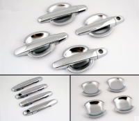 FUNDUOO Chrome Car Door Handle Cover + Cup Bowl combo For Toyota Yaris Vios 2006 2007 2008 2009 2010 Toyota Corolla 2003 - 2013