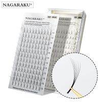 [ขาย] NAGARAKU Eyelashes แต่งหน้า Eyelash ชุด3D 6D Premade แฟนรัสเซียขนตาสีดำ Faux Mink Premium Eyelash การประยุกต์ใช้