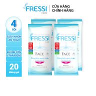 Combo 4 gói khăn ướt chăm sóc da Fressi Care Face 20 miếng gói thumbnail