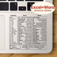 พร้อมส่งจากไทย? | สติ๊กเกอร์ Shortcut สำหรับ Excel และ Word สติ๊กเกอร์คีย์ลัดสำหรับโปรแกรม excel word พื้นหลังใส