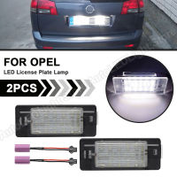 2Pcs For Opel Vectra C Estate 2002 2003 2004 2005 2006 2007 2008 LED License Plate Lights 12V 6000k White Number Plate Lamp