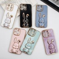 Finger Ring Holder For Phone Cute Rabbit Shape Mobile Phone Holders Universal Cell Phone Stands Foldable Finger Ring Kickstand