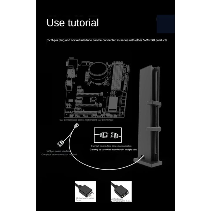 5v-argb-sync-abyss-effect-computer-video-card-holder-pc-gpu-vga-graphic-card-support-stand-anti-drop-bracket