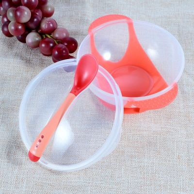 Childrens Complementary Food Bowl Childrens Tableware Baby Sucker Bowl Childrens Tableware Soft Silicone Plates for Food