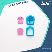 Wrapped Present A Clay Cutter/ Polymer Clay Cutter/ Clay Tools/ แม่พิมพ์กดดินโพลิเมอร์รูปทรงกล่องของขวัญ  A