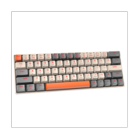 Gaming Mechanical Keyboard 68 Keys Hot-Swappable RGB Lighting Effect Gamer Keyboard For Computer Laptop