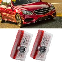 Tcart ประตูพิเศษประตูไฟรถ Led ปรับเปลี่ยนการต้อนรับสำหรับ Mercedes Benz C Class จำนวน2ชิ้น