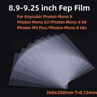 5ชิ้นฟิล์ม FEP ขนาด8.9นิ้ว260*200*0.15มม. สำหรับ ANYCUBIC Mono X 4K 6K M3โมโน X2บวก Eo Saturn 3D อุปกรณ์เสริมอะไหล่เครื่องพิมพ์ LCD