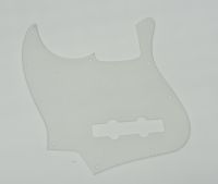 KAISH Transparent JB Jazz J Bass Pick Guard Clear Scratch Plate with Screws