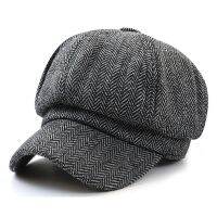 [Hat vendor]Wuaumx 2022 Twill หมวก Newsboy สำหรับผู้ชายผู้หญิงผ้าทวีดหมวกแปดเหลี่ยมแนววินเทจหมวกนักสืบย้อนยุคหมวกเบสบอล