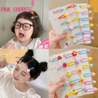 Candy Color Hair Clip Set Cute Bb Clip Color Cartoon Hair Pins Kids Girl Hair Accessories