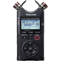 Tascam DR-40X *ของแท้รับประกันศูนย์* Recorder เครื่องบันทึกเสียง 4 แทร็ก, 24Bit/96 kHz, ไมค์ Stereo, ลำโพงในตัว, ช่องต่อหูฟัง