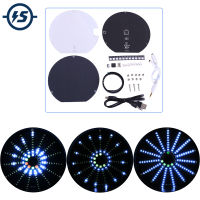 RGB LED Audio Visualizer Music Spectrum Display DIY Electronic Kit Music Indicator Component Soldering Project Practice Suite