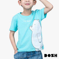 DOSH KIDS UNISEX T-SHIRTS WE BARE BEARS เสื้อยืดคอกลม แขนสั้น เด็กชาย-เด็หญิง DBBBT5025-GR