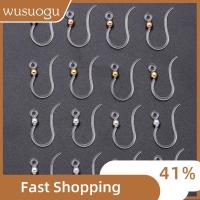 WUSUOGU 20Pcs 12.5x11mm ฐานการตั้งค่า ที่เกี่ยวหู ลูกปัดเม็ดกลม เรซินโปร่งใส อุปกรณ์เสริม DIY การเดินทางการเดินทาง สากลสากลสากล การทำเครื่องประดับ ต่างหูรูปดอกไม้