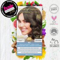 Organic Pavilion Tints of Nature 4C Medium Ash Brown - Permanent Hair Colour น้ำยาย้อมผมออร์แกนิค (130ml)