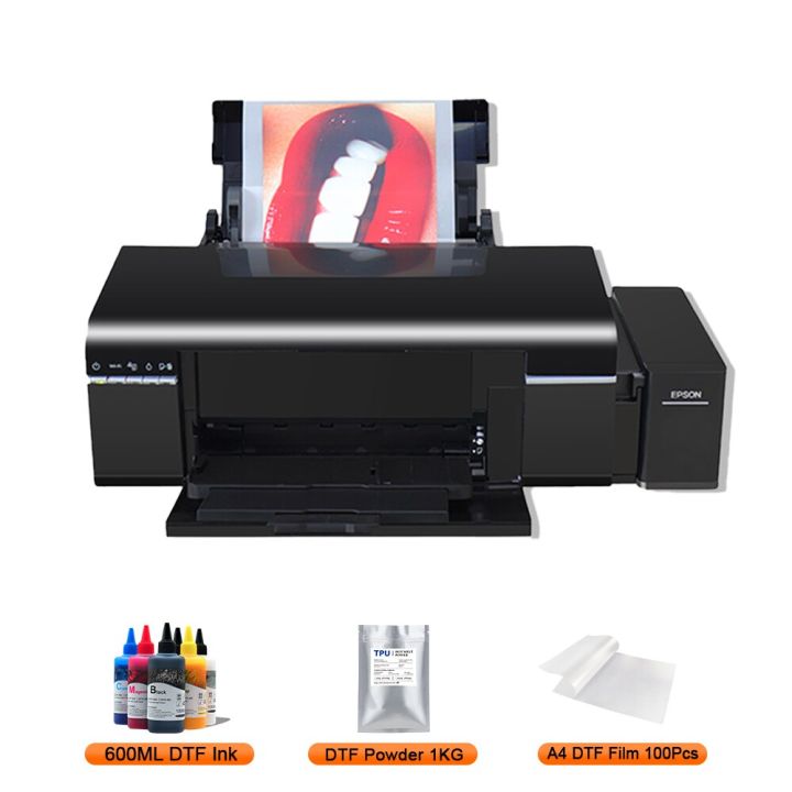 A4 DTF Printer T-Shirt Printing Machine EPSON L805 A4 DTF Transfer ...