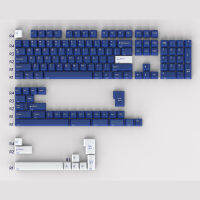 Klein Blue ที่คล้ายกัน Keycap Doubleshot ABS Cherry Profile 140คีย์สำหรับ84 68 80 81 87 Mx คีย์บอร์ดกึ่งโปร่งใส