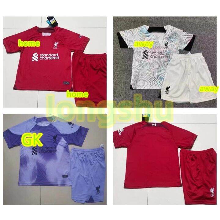 Most popular Youth sets 2022 2023 liverpool home kids soccer sets
