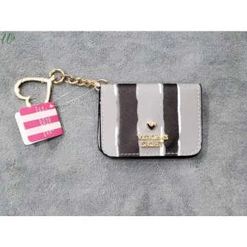 Victoria's Secret Signature Stripe The Victoria Small Wallet