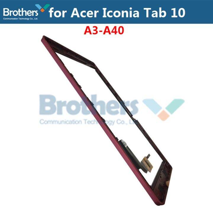 tablet-touch-screen-for-acer-iconia-tab-10-a3-a40-b3-a40-touch-digitizer-front-glass-with-frame-10-1-panel-replacement-tested