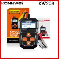 ZZOOI KW208 KONNWEI 12 Volt Car Battery Tester Car Quick Start Charging Diagnostic Tool 100-2000CCA Power Load Charging System Test