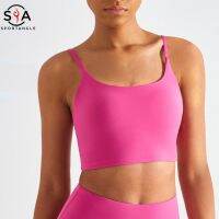 □▣◇ 【Sportsangel】[Only bra]ชุดชั้นในสปอร์ตบรา ยืดหยุ่นสูง เรียบง่าย สวยงาม สําหรับออกกําลังกาย โยคะ